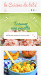 Mobile Screenshot of cuisine-de-bebe.com